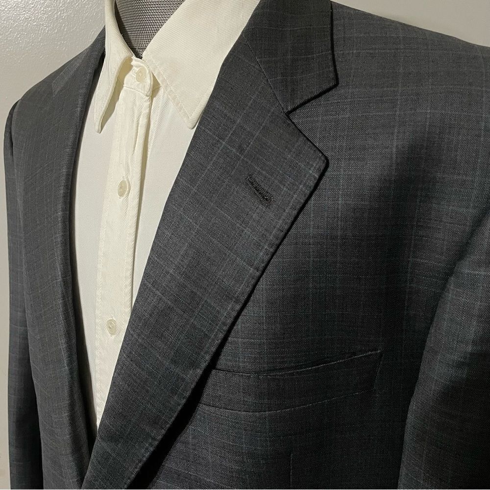 Coppley Exclusive Cloth Ermenegildo Zegna Italy‎ Window pane sport coat 38T